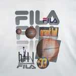 FILA - Grant Hill Basketball #33 T-Shirt 1990s Large Vintage Retro