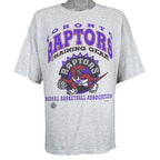 NBA (My Favorite team) - Toronto Raptors Training Gear T-Shirt 1995 Large Vintage Retro Basketball