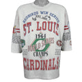 MLB (Long Gone) - St. Louis Cardinals, World Series Champs T-Shirt 1992 Large Vintage Retro Baseball