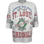 MLB (Long Gone) - St. Louis Cardinals, World Series Champs T-Shirt 1992 Large Vintage Retro Baseball