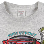 Vintage (Powerpro) - Shreveport Mudbugs Spell-Out T-Shirt 1990s X-Large Vintage Retro Hockey