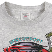Vintage (Powerpro) - Shreveport Mudbugs Spell-Out T-Shirt 1990s X-Large Vintage Retro Hockey
