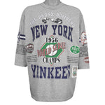 MLB (Long Gone) - New York Yankees 1956 World Series Champs T-Shirt 1992 X-Large