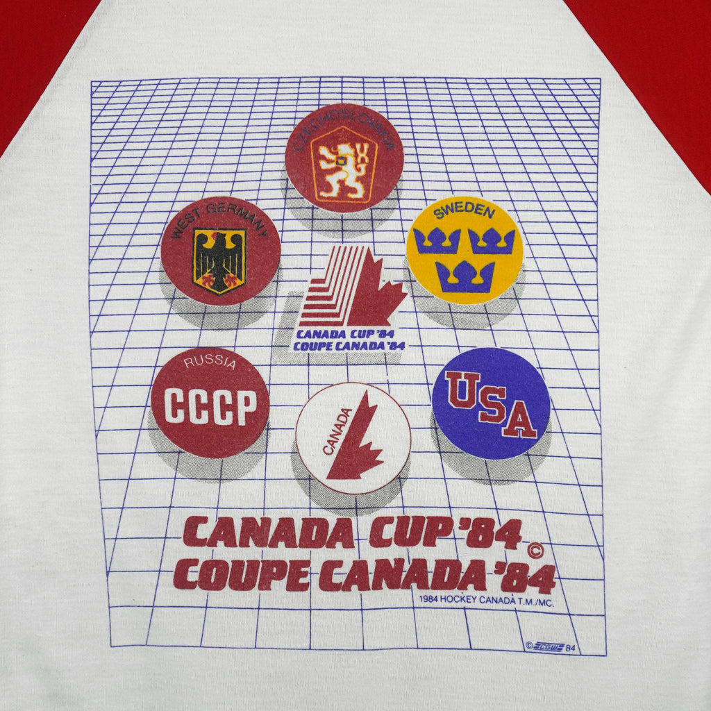 Vintage (CGW) - Canada Cup '84 Coupe Canada Hockey Jersey 1984 Medium Vintage Retro Hockey
