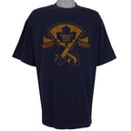 NHL (Softwear) - Toronto Maple Leafs Gloves T-Shirt 1994 X-Large Vintage Retro Baseball