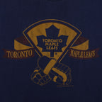 NHL (Softwear) - Toronto Maple Leafs Gloves T-Shirt 1994 X-Large Vintage Retro Baseball