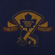 NHL (Softwear) - Toronto Maple Leafs Gloves T-Shirt 1994 X-Large Vintage Retro Baseball