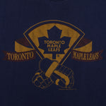 NHL (Softwear) - Toronto Maple Leafs Gloves T-Shirt 1994 X-Large Vintage Retro Baseball