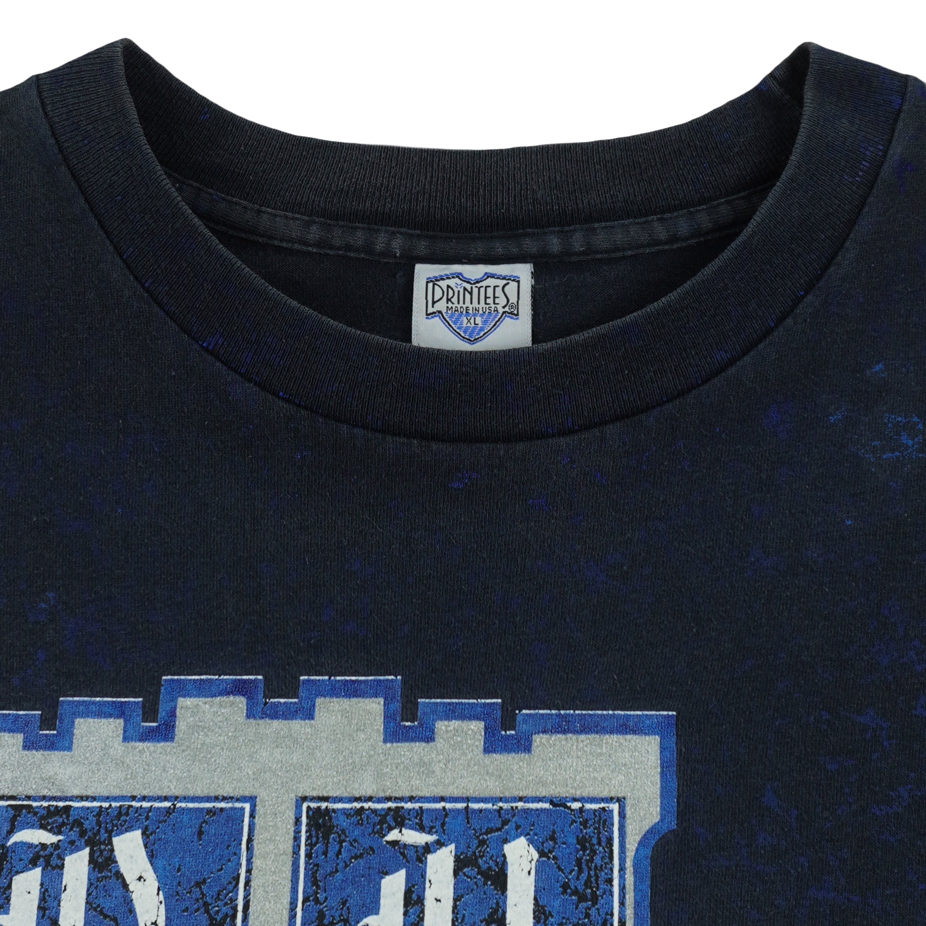 NCAA (Printees) - Duke Blue Devils Big Logo T-Shirt 1990s X-Large Vintage Retro