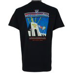 Vintage - WWF WrestleMania VII Big Logo T-Shirt 1991 Large Vintage Retro