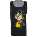 Disney - Mickey Mouse Florida Sleeveless Shirt 1990s Medium Vintage Retro