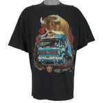 Vintage - Buffalo and Mercedes Benz Truck T-Shirt 1990s X-Large