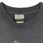 MLB (Genuine) - Oakland Athletics, We Play Hard Ball Spell-Out T-Shirt 1990s X-Large Vintage Retro Baseball