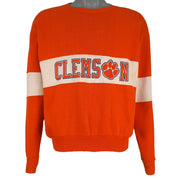 NCAA (Harlco) - Clemson Tigers Crew Neck Sweatshirt 1990s X-Large Vintage Retro