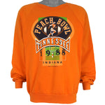 NCAA (Grumbles) - Tennessee Vols Peach Bowl Crew Neck Sweatshirt 1988 Large Vintage Retro