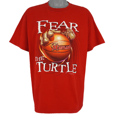 NCAA (Fruit of the loom) - University of Maryland Basketball T-Shirt 2002 X-Large