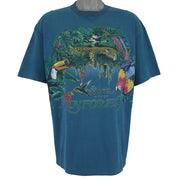 Vintage (Signal) - Wake Up To The Rainforest Habitat T-Shirt 1990s X-Large Vintage Retro