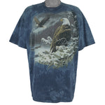 Vintage (The Mountain) - Bald Eagle Animal Tie Dye T-Shirt 1999 XX-Large
