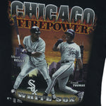 MLB (Pro Player) - White Sox, Frank Thomas And Albert Belle T-Shirt 1990s Large Vintage Retro Baseball