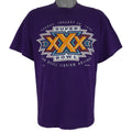 NFL - Purple Super Bowl XXX Sun Devil Stadium Arizona T-Shirt 1996 X-Large