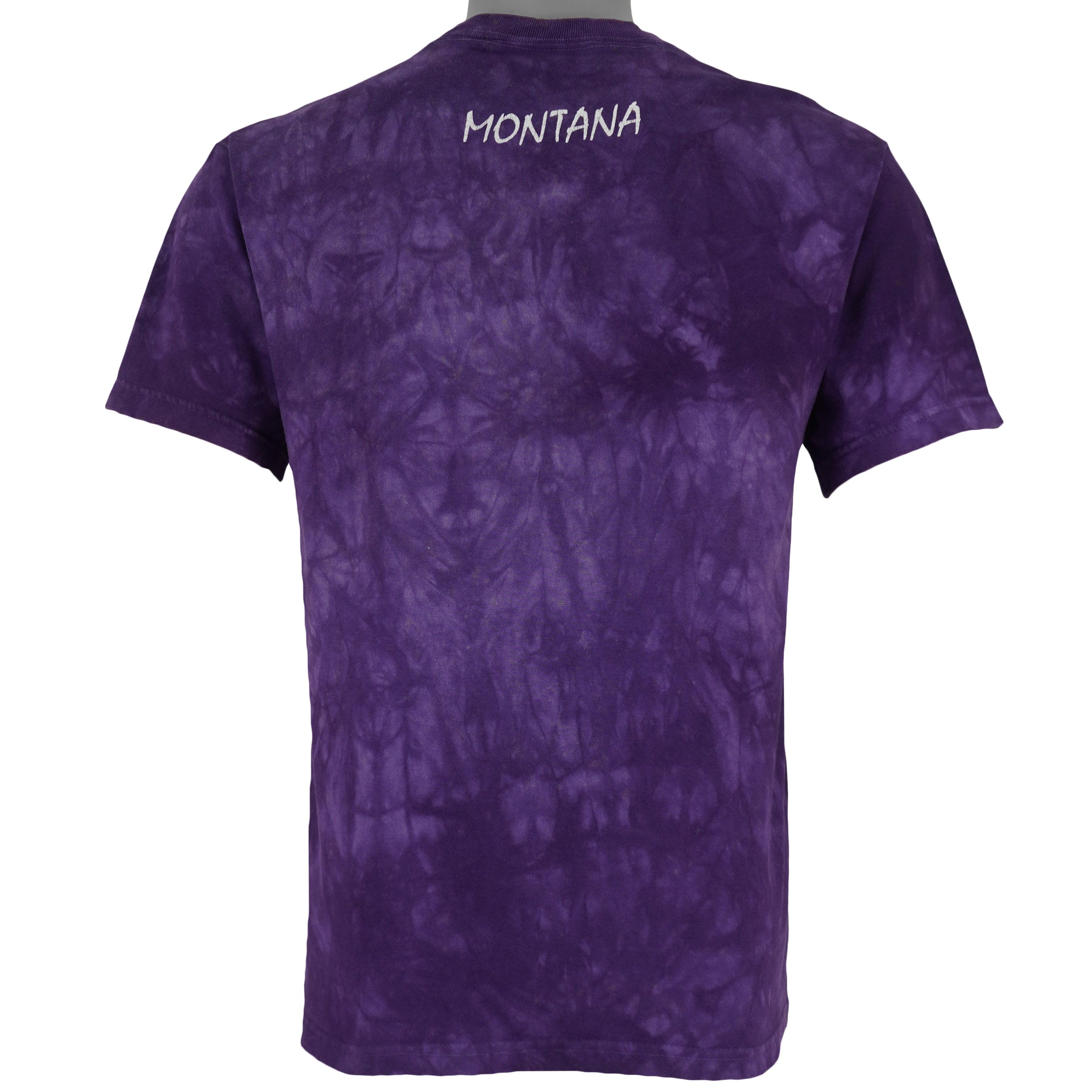 Vintage (The Mountain) - Horses Montana Tie Dye T-Shirt 2001 X-Large Vintage Retro