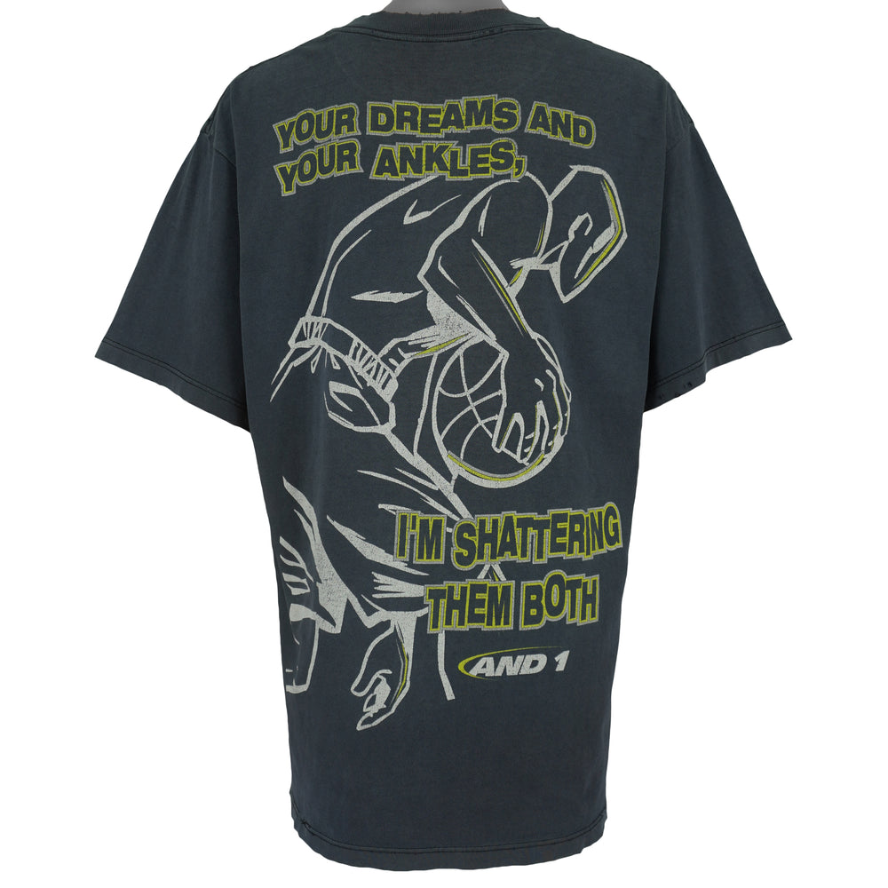 Vintage (And 1) - Your Dreams and Your Ankles, Basketball T-Shirt 2000s X-Large Vintage Retro