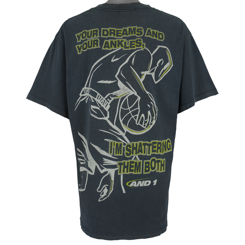 Vintage (And 1) - Your Dreams and Your Ankles, Basketball T-Shirt 2000s X-Large Vintage Retro
