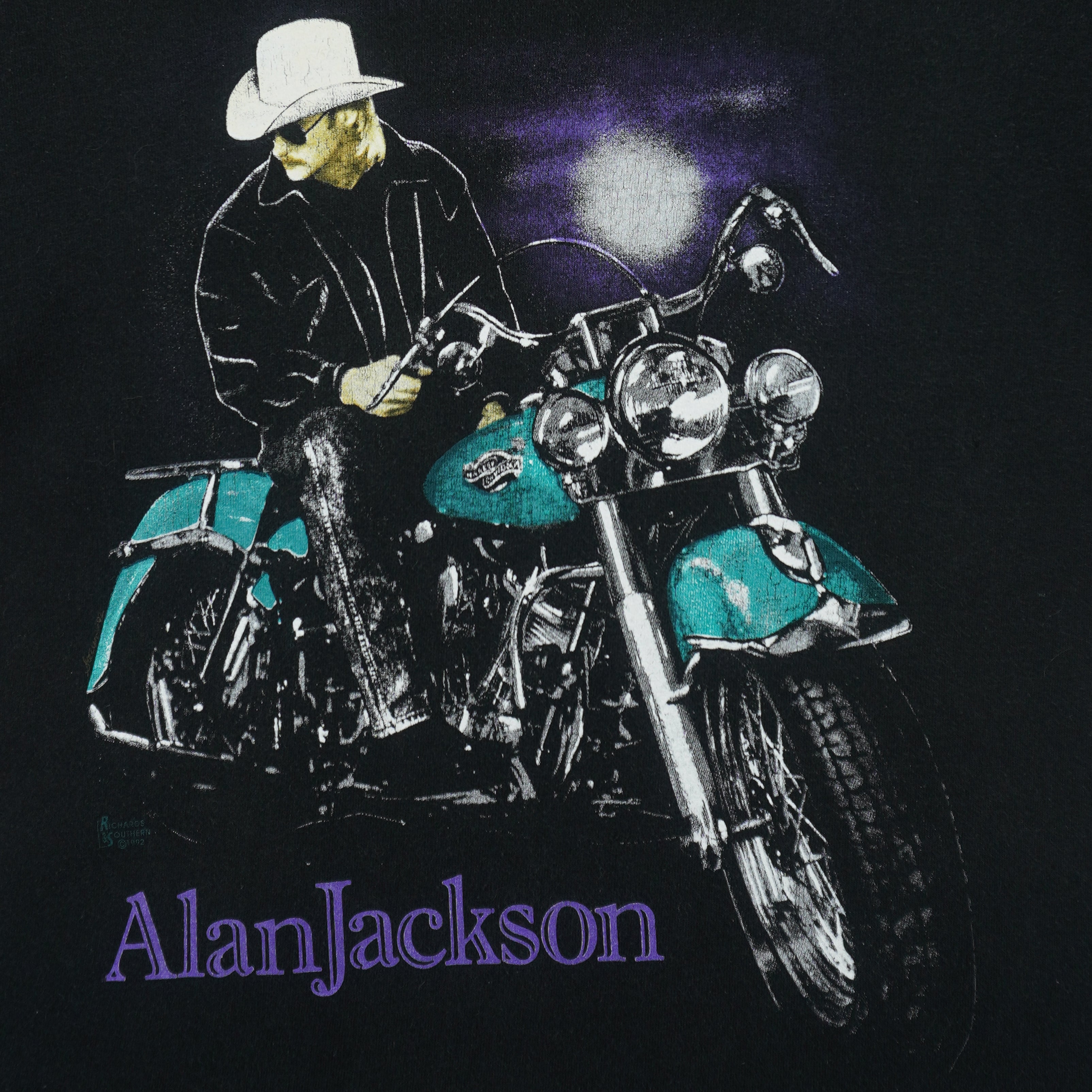 Vintage - Alan Jackson A Lot About Living And A Little About Love T-Shirt 1992 Large Vintage Retro