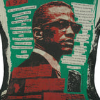 Vintage - Malcolm X All Over Print T-Shirt 1990s X-Large Vintage Retro