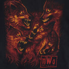 Vintage - NWO New World Order Wolfs T-Shirt 1999 Large Vintage Retro