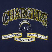 NFL (Logo Athletic) - San Diego Chargers Embroidered T-Shirt 1990s X-Large Vintage Retro Football