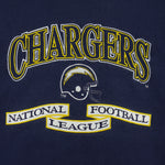 NFL (Logo Athletic) - San Diego Chargers Embroidered T-Shirt 1990s X-Large Vintage Retro Football