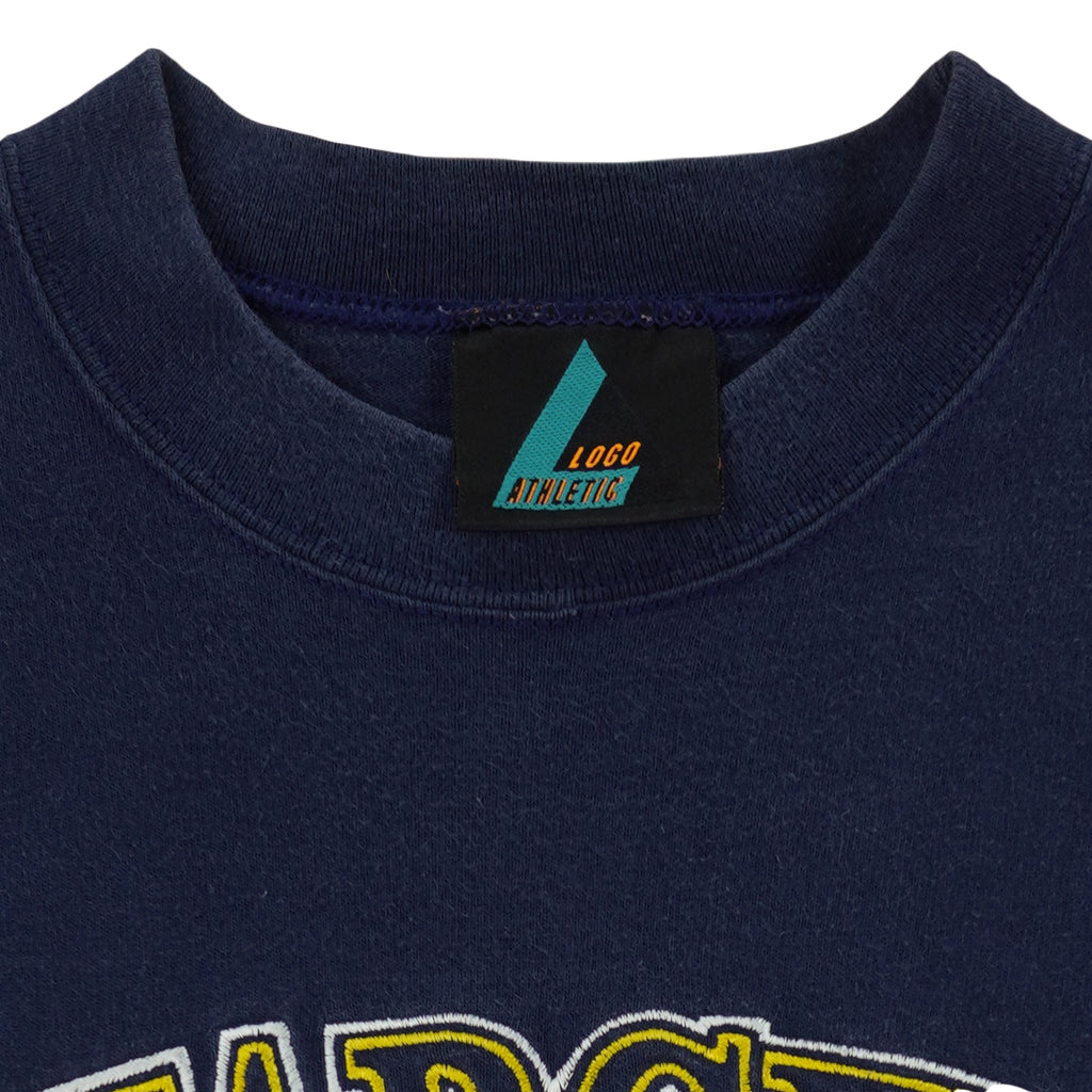NFL (Logo Athletic) - San Diego Chargers Embroidered T-Shirt 1990s X-Large Vintage Retro Football
