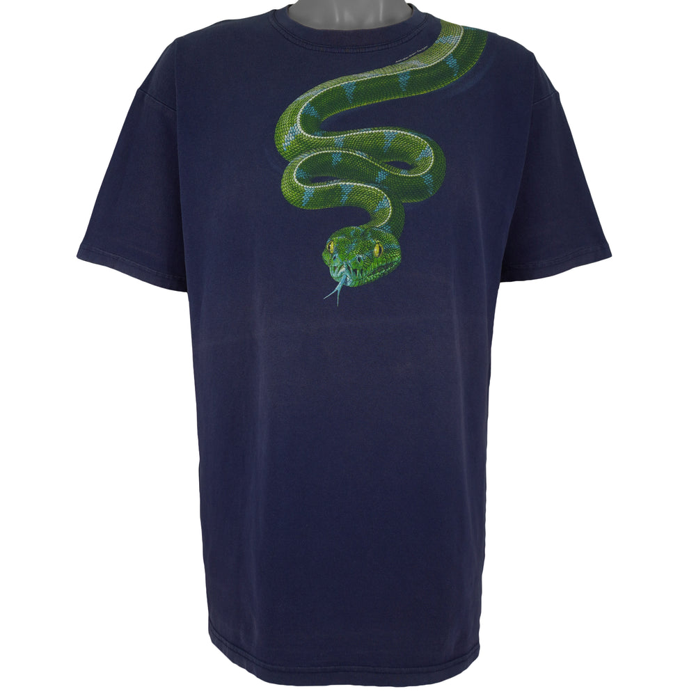 Vintage (Wild Planet) - Australian Green Tree Python T-Shirt 2008 XXX-Large Vintage Retro