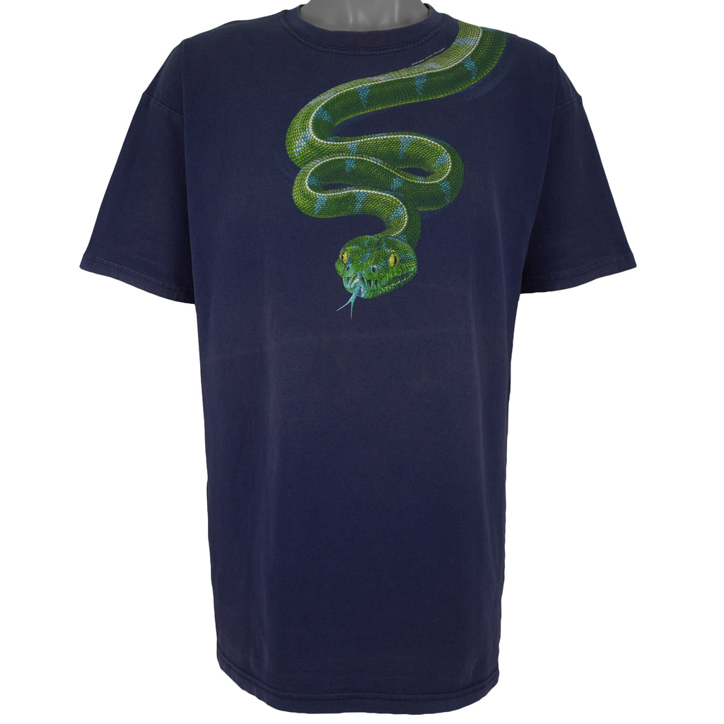 Vintage (Wild Planet) - Australian Green Tree Python T-Shirt 2008 XXX-Large Vintage Retro