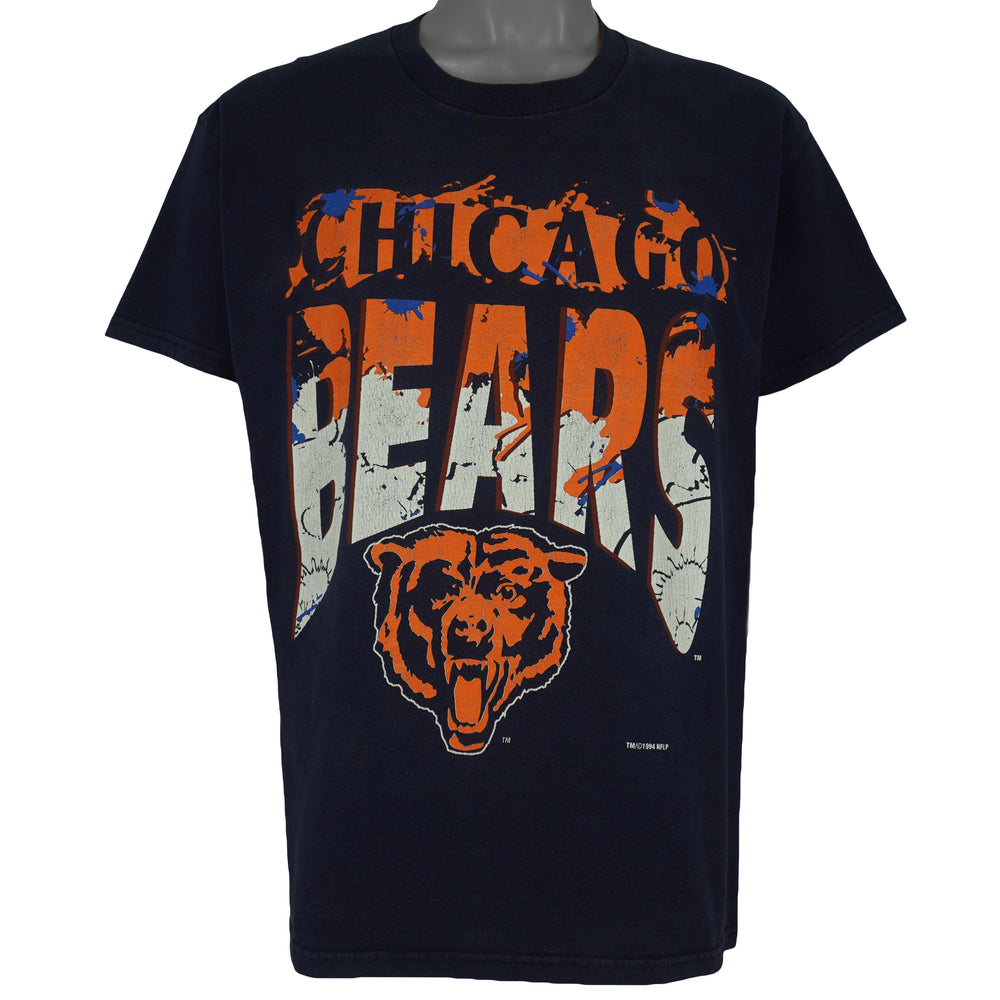 NFL - Chicago Bears Big Spell-Out T-Shirt 1994 Large Vintage Retro Football