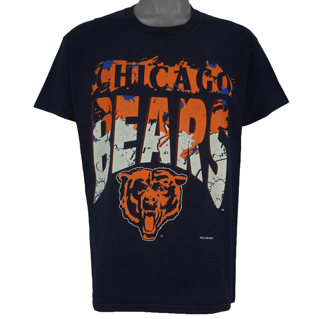 NFL - Chicago Bears Big Spell-Out T-Shirt 1994 Large Vintage Retro Football