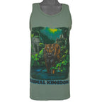 Disney - Animal Kingdom Sleeveless Shirt 1990s Large Vintage Retro