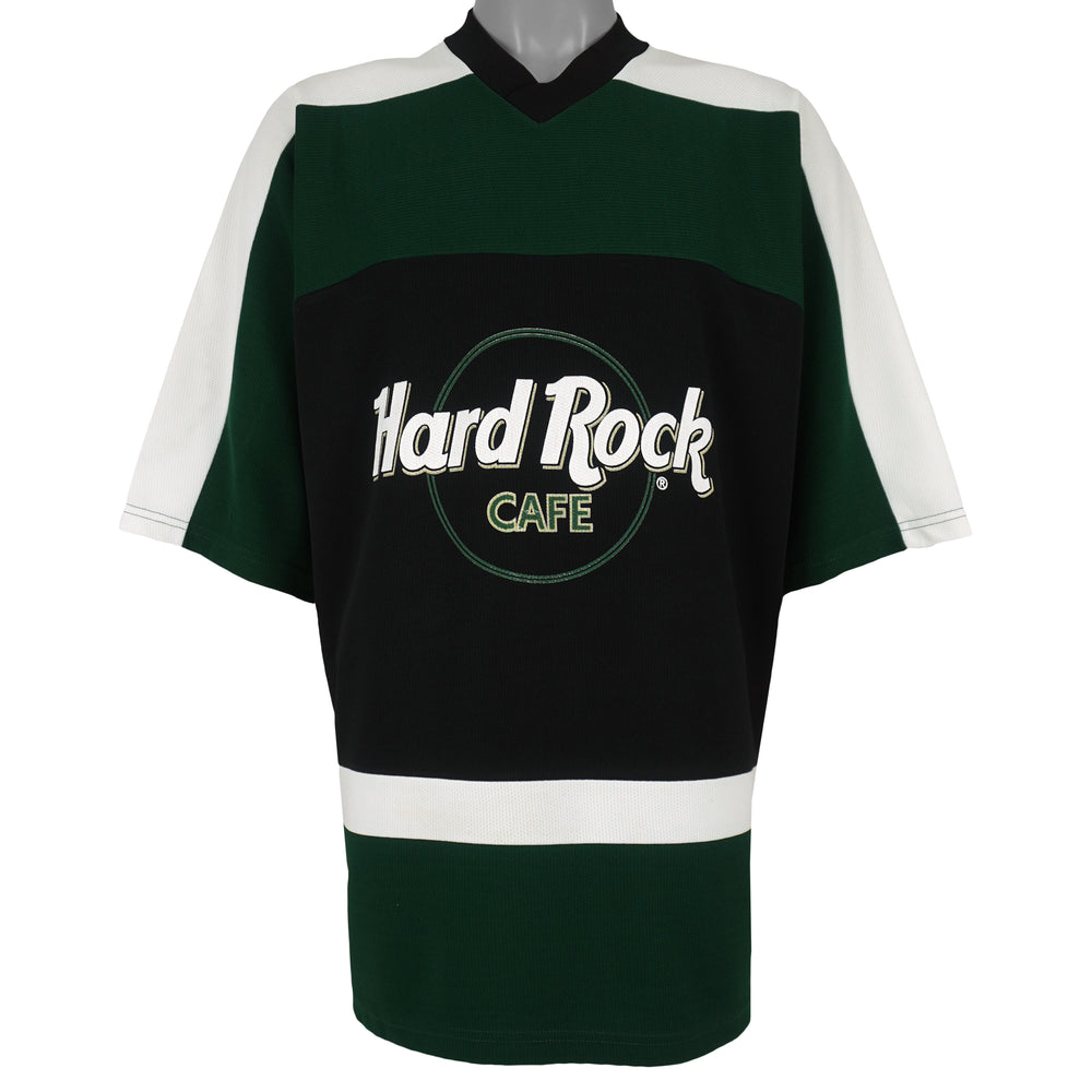 NHL - Hard Rock Cafe X Dallas Stars Hockey Jersey 1990s Large Vintage Retro Hockey