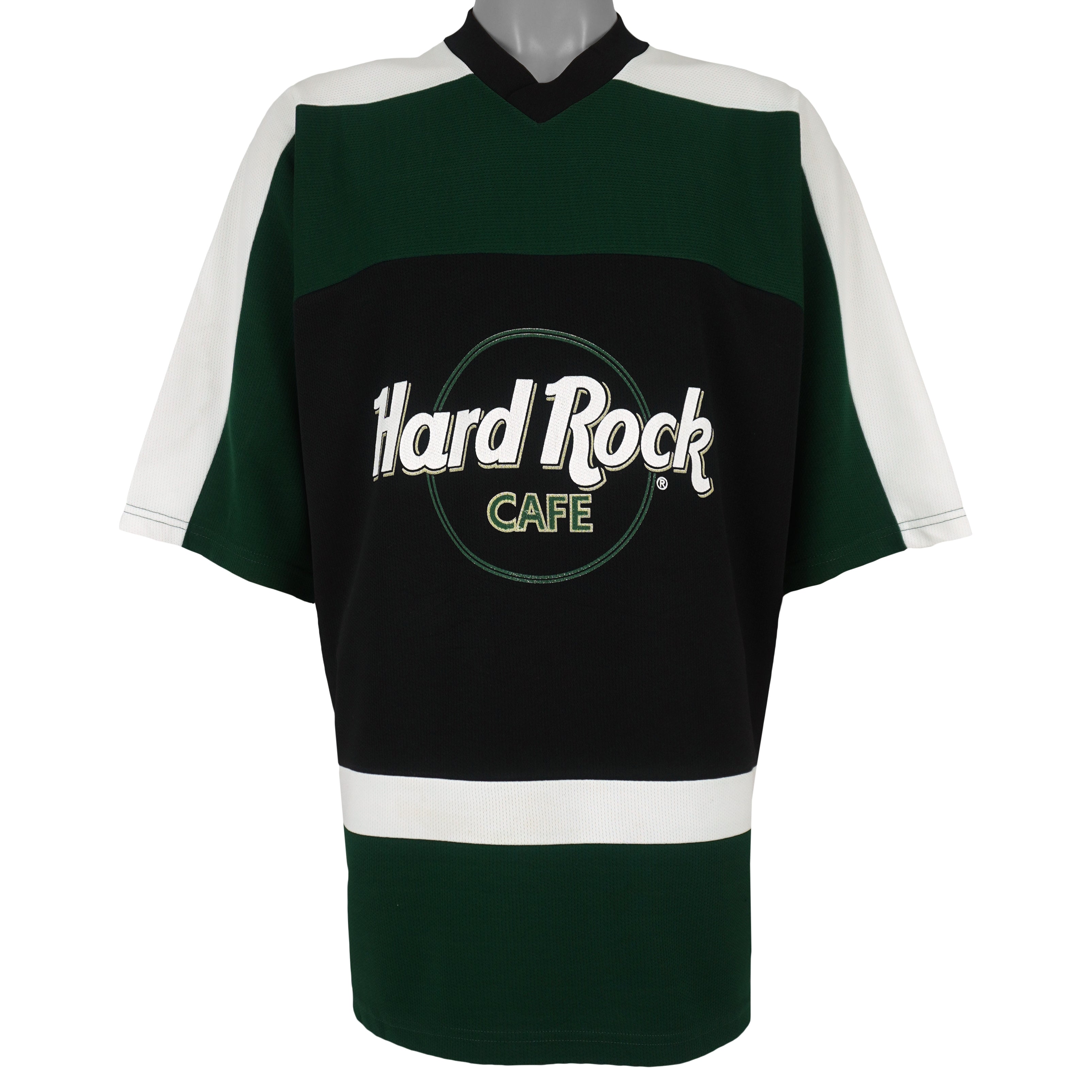 NHL - Hard Rock Cafe X Dallas Stars Hockey Jersey 1990s Large Vintage Retro Hockey