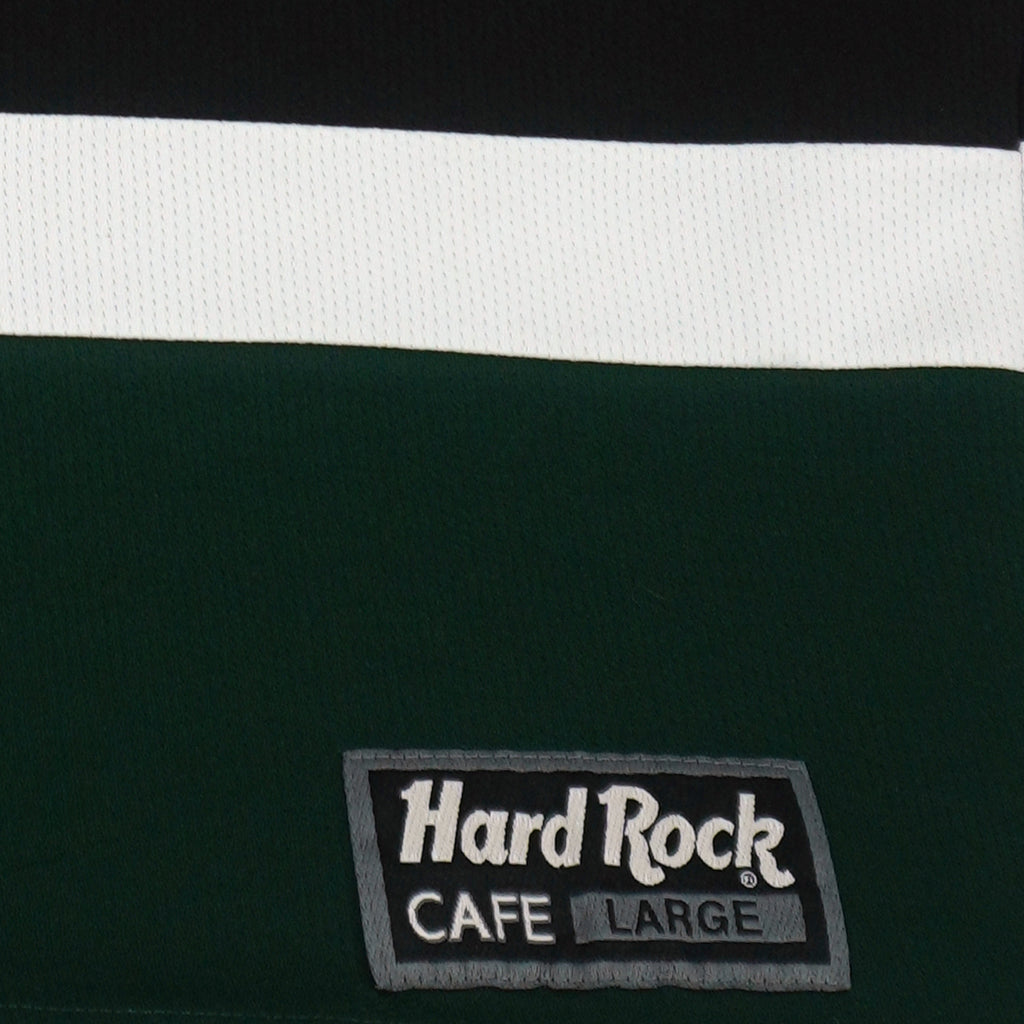 NHL - Hard Rock Cafe X Dallas Stars Hockey Jersey 1990s Large Vintage Retro Hockey