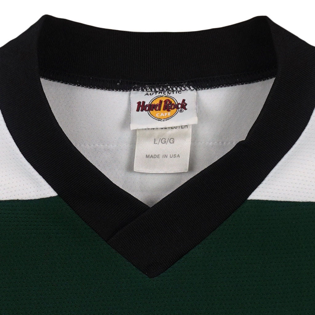 NHL - Hard Rock Cafe X Dallas Stars Hockey Jersey 1990s Large Vintage Retro Hockey