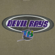 MLB (Dynasty) - Tampa Bay Devil Rays T-Shirt 2000 Large Vintage Retro Baseball