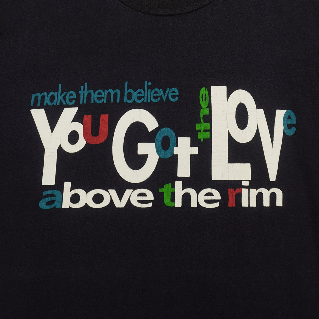 Reebok - Black You Got The Love Above The Rim T-Shirt 1990s X-Large Vintage Retro