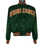 Starter - Miami Hurricanes Satin Jacket 1990s Medium Vintage Retro