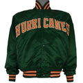 Starter - Miami Hurricanes Satin Jacket 1990s Medium Vintage Retro