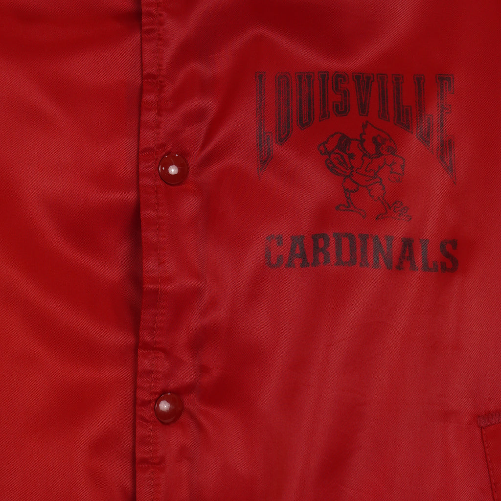 NCAA (Chalk Line) - Louisville Cardinals Satin Jacket 1990s Small Vintage Retro