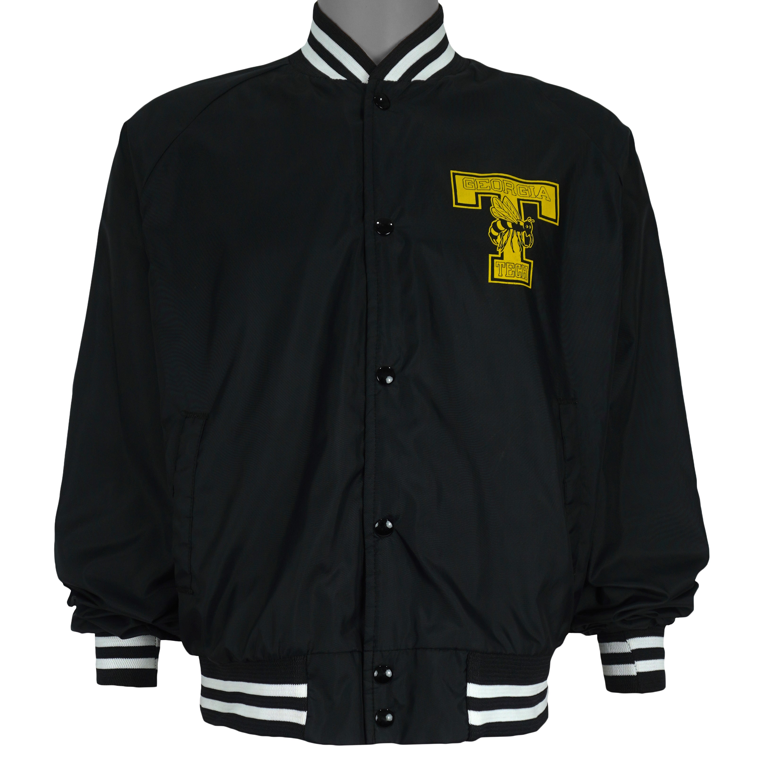 NCAA (Chalk Line) - Georgia Tech Satin Jacket 1990s X-Large Vintage Retro