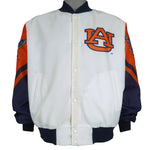 NCAA (Chalk Line) - Auburn Tigers Satin Jacket 1990s Large Vintage Retro