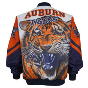 NCAA (Chalk Line) - Auburn Tigers Satin Jacket 1990s Large Vintage Retro